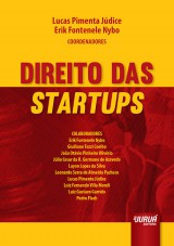 Capa do livro: Direito das Startups, Coordenadores: Lucas Pimenta Júdice e Erik Fontenele Nybo