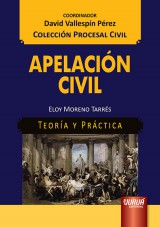 Capa do livro: Apelación Civil, Eloy Moreno Tarrés