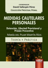 Capa do livro: Medidas Cautelares Personales, María del Pilar Martín Ríos