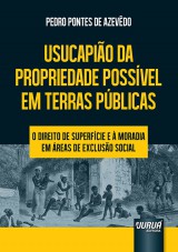 Capa do livro: Usucapião da Propriedade Possível em Terras Públicas, Pedro Pontes de Azevêdo