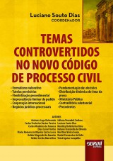 Capa do livro: Temas Controvertidos no Novo Cdigo de Processo Civil, Coordenador: Luciano Souto Dias