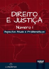 Capa do livro: Direito e Justia - Nmero I, Organizadora: Alessandra Galli