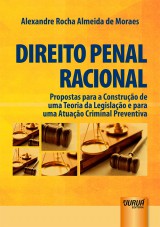 Capa do livro: Direito Penal Racional, Alexandre Rocha Almeida de Moraes