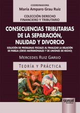 Capa do livro: Consecuencias Tributarias de la Separacin, Nulidad y Divorcio, Mercedes Ruiz Garijo