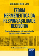 Capa do livro: Teoria Hermenutica da Responsabilidade Decisria, Vinicius de Melo Lima