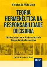 Capa do livro: Teoria Hermenêutica da Responsabilidade Decisória, Vinicius de Melo Lima