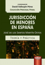 Capa do livro: Jurisdiccin de Menores en Espaa, Jos de los Santos Martn Ostos