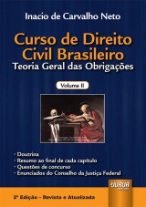 Capa do livro: Curso de Direito Civil Brasileiro, Inacio de Carvalho Neto