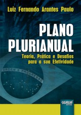 Capa do livro: Plano Plurianual, Luiz Fernando Arantes Paulo
