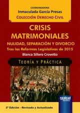 Capa do livro: Crisis Matrimoniales - Nulidad, Separación y Divorcio, Blanca Sillero Crovetto