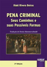 Capa do livro: Pena Criminal, Iaki Rivera Beiras - Tradutora: Denise Hammerschmidt