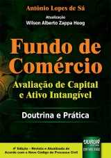Capa do livro: Fundo de Comércio, Antônio Lopes de Sá – Atualização: Wilson Alberto Zappa Hoog