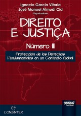Capa do livro: Direito e Justiça - Número III, Organizadores: Ignacio García Vitoria e José Manuel Almudí Cid