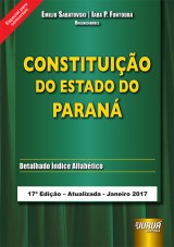 Capa do livro: Constituição do Estado do Paraná, Emilio Sabatovski e Iara P. Fontoura