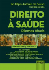 Capa do livro: Direito  Sade, Coordenadora: Isa Filipa Antnio de Sousa