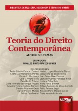 Capa do livro: Teoria do Direito Contempornea, Organizador: Ronaldo Porto Macedo Junior