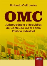 Capa do livro: OMC, Umberto Celli Junior