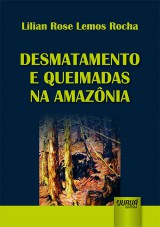 Capa do livro: Desmatamento e Queimadas na Amaznia, Lilian Rose Lemos Rocha