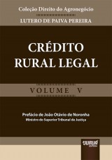 Capa do livro: Crdito Rural Legal, Lutero de Paiva Pereira