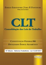 Capa do livro: Consolidação das Leis do Trabalho - CLT - Minibook, Organizadores: Emilio Sabatovski e Iara P. Fontoura