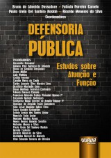 Capa do livro: Defensoria Pblica - Estudos sobre Atuao e Funo, Coordenadores: Bruno de Almeida Passadore, Fabola Parreira Camelo, Paula Grein Del Santoro Raskin e Ricardo Menezes da Silva