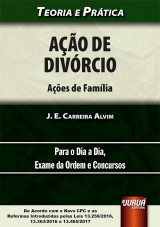Capa do livro: Ao de Divrcio - Aes de Famlia, J. E. Carreira Alvim