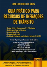 Capa do livro: Guia Prtico para Recursos de Infraes de Trnsito - Edio Revista e Atualizada de Acordo com a Lei da Indicao do Condutor Principal e Autuao de Pedestres e Ciclistas - 2 Edio - Revista e Atualizada, Joo Luiz Bonelli de Souza