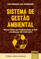 Capa do livro: Sistema de Gesto Ambiental, Luiz Fernando Joly Assumpo