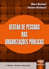 Capa do livro: Gestão de Pessoas nas Organizações Públicas, Mara Beckert e Viviane Narducci