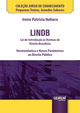 Capa do livro: LINDB - Lei de Introduo s Normas do Direito Brasileiro - Minibook, Irene Patrcia Nohara