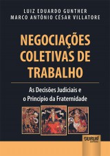 Capa do livro: Negociaes Coletivas de Trabalho, Luiz Eduardo Gunther e Marco Antnio Csar Villatore