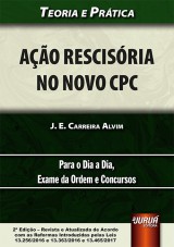 Capa do livro: Ao Rescisria no Novo CPC, J. E. Carreira Alvim