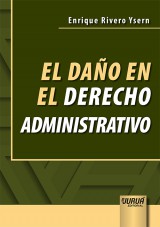 Capa do livro: El Dao en el Derecho Administrativo, Enrique Rivero Ysern