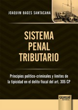 Capa do livro: Sistema Penal Tributario, Joaquim Bages Santacana