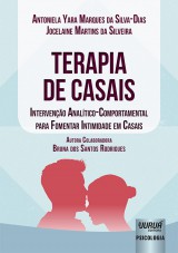 Capa do livro: Terapia de Casais - Interveno Analtico-Comportamental para Fomentar Intimidade em Casais, Antoniela Yara Marques da Silva-Dias e Jocelaine Martins da Silveira - Autora Colaboradora: Bruna dos Santos Rodrigues