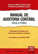 Capa do livro: Manual de Auditoria Contbil - Teoria e Prtica, Wilson Alberto Zappa Hoog e Everson Luiz Breda Carlin