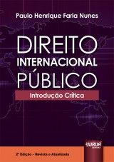 Capa do livro: Direito Internacional Pblico - Introduo Crtica - 2 Edio - Revista e Atualizada, Paulo Henrique Faria Nunes