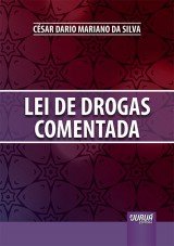 Capa do livro: Lei de Drogas Comentada, César Dario Mariano da Silva