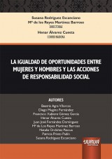 Capa do livro: La Igualdad de Oportunidades Entre Mujeres y Hombres y las Acciones de Responsabilidad Social, Directoras: Susana Rodrguez Escanciano y Mara de los Reyes Martnez Barroso  Coordinadora: Henar lvarez Cuesta