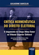 Capa do livro: Crítica Hermenêutica do Direito Eleitoral, Guilherme Barcelos