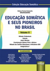 Capa do livro: Educação Somática e Seus Pioneiros no Brasil - Volume II, Organizadora: Débora Pereira Bolsanello