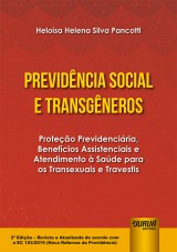Capa do livro: Previdência Social e Transgêneros, Heloísa Helena Silva Pancotti