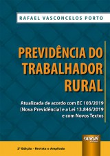 Capa do livro: Previdência do Trabalhador Rural, Rafael Vasconcelos Porto
