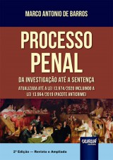 Capa do livro: Processo Penal, Marco Antonio de Barros