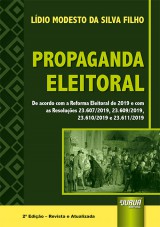 Capa do livro: Propaganda Eleitoral, Lídio Modesto da Silva Filho