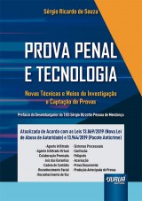 Capa do livro: Prova Penal e Tecnologia, Srgio Ricardo de Souza