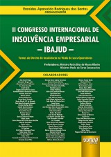 Capa do livro: II Congresso Internacional de Insolvência Empresarial - IBAJUD, Organizador: Eronides Aparecido Rodrigues dos Santos