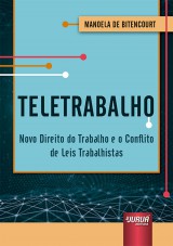 Capa do livro: Teletrabalho, Manoela de Bitencourt