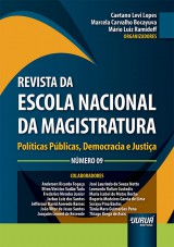 Capa do livro: Revista da Escola Nacional da Magistratura - Número 09, Organizadores: Caetano Levi Lopes, Marcela Carvalho Bocayuva e Mário Luiz Ramidoff