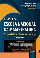 Capa do livro: Revista da Escola Nacional da Magistratura - Nmero 10, Organizadores: Caetano Levi Lopes, Marcela Carvalho Bocayuva e Mrio Luiz Ramidoff